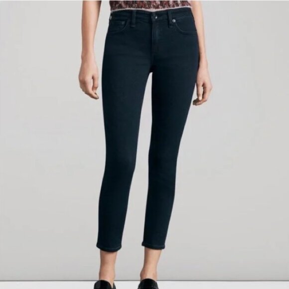 New Rag & Bone Cate Mid Rise Ankle Skinny Jeans in Oxford size 27 - Picture 1 of 16
